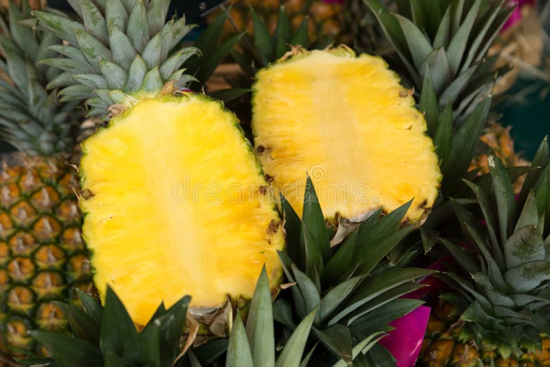 Pineapples stock photos