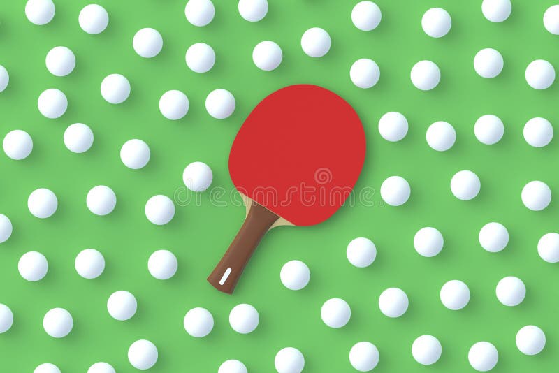 Ping pong or table tennis equipment set Royalty Free Vector