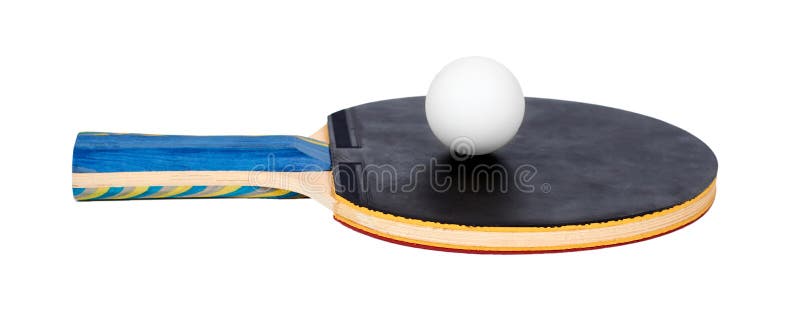 Ping-pong Ball Isolated On White Stock Photo, Picture and Royalty Free  Image. Image 13082313.