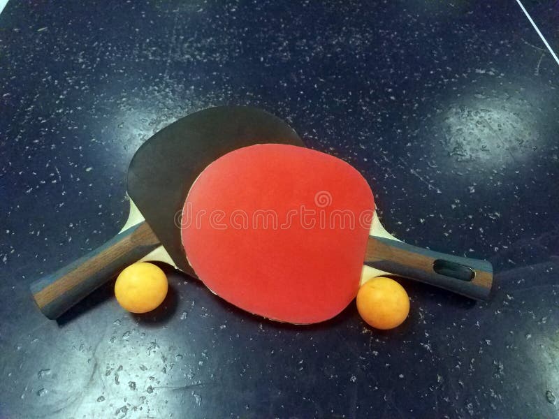 Ping pong paddles table tennis balls royalty free stock photography Ping pong paddles table tennis balls royalty free stock photography