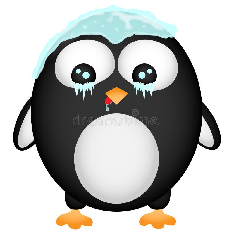 Pinguino congelato