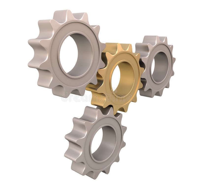 Pinion gear stock illustration. Illustration of join 25563020