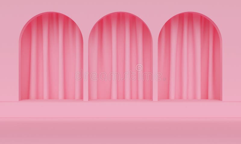 Download Window Pink Curtains Stock Illustrations - 719 Window Pink ...