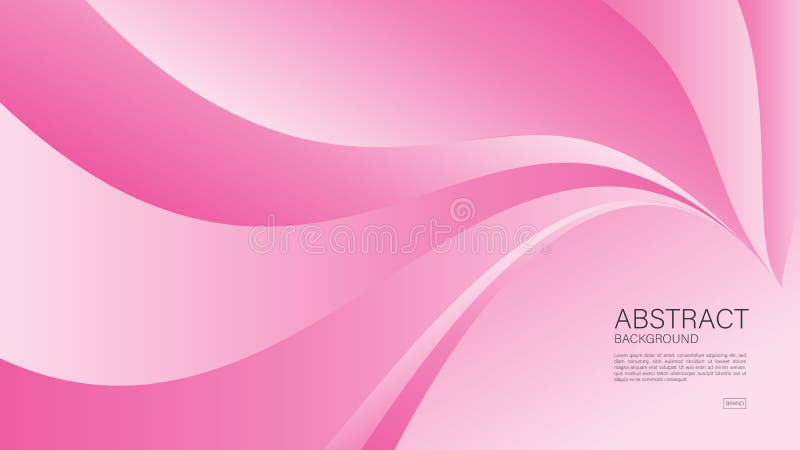 Pink Abstract Background, Wave Graphic, Geometric Vector, Beauty Texture,  Valentine`s Day Background, Cover Design, Annual Report Stock Vector -  Illustration of leaflet, decoration: 168929819