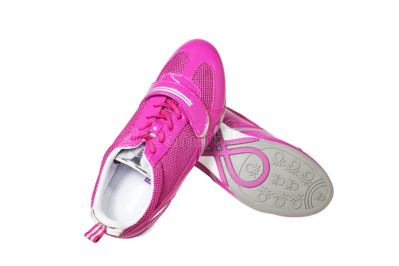 Pink athletic shoes stock image. Image of fashion, shoes - 12112051