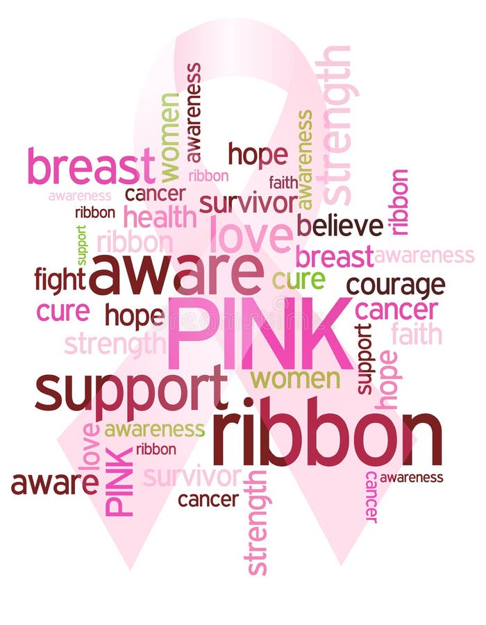 Cancer Ribbon Words Stock Illustrations – 116 Cancer Ribbon Words