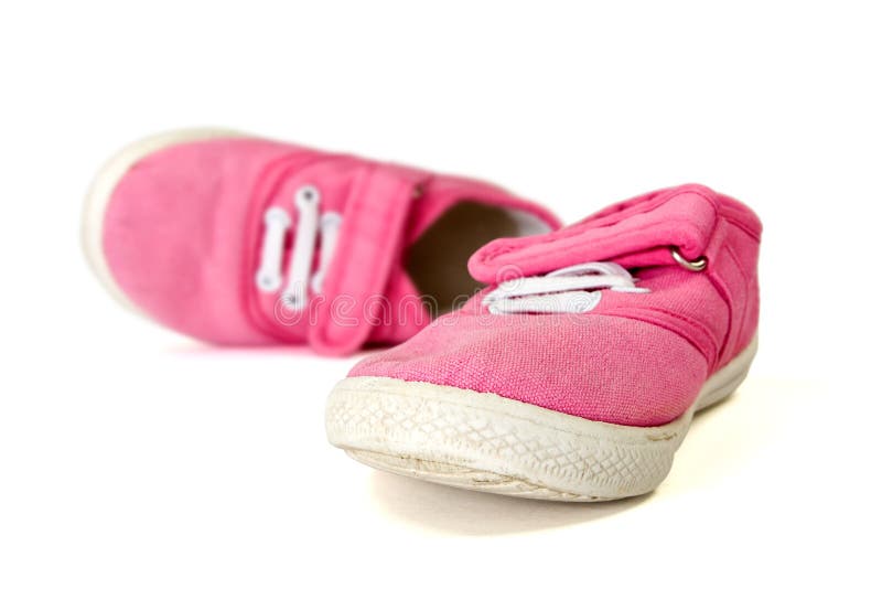 Pink baby shoes stock image. Image of objects, toddler - 21874545