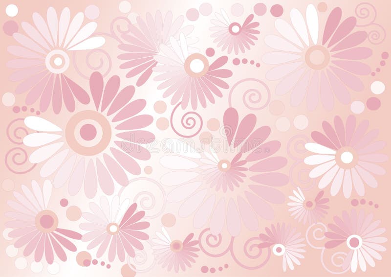 Pink background with flowers . Background. Wallpa