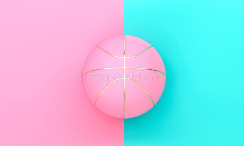 Bóng rổ màu hồng với chèn vàng trên nền hai tông màu (Pink basketball with gold inserts): Bóng rổ màu hồng với chèn vàng trên nền hai tông màu là một sản phẩm thể thao độc đáo và cực kì đẹp mắt. Hãy cùng chiêm ngưỡng những hình ảnh chụp bóng rổ màu hồng đầy sáng tạo và ấn tượng này.
