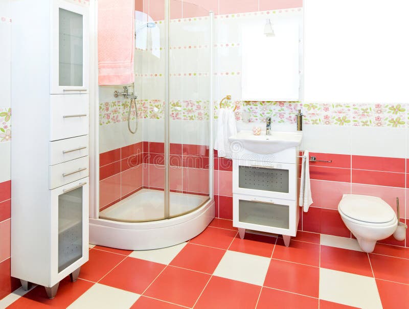 Pink bathroom