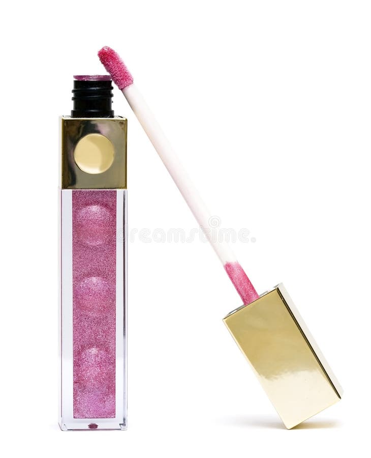 Pink beautiful gloss for lips