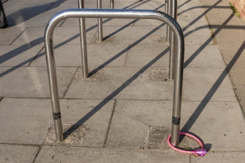 pink bike lock