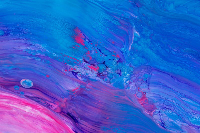 Pink blue color paint stock image. Image of fantasy - 145143683