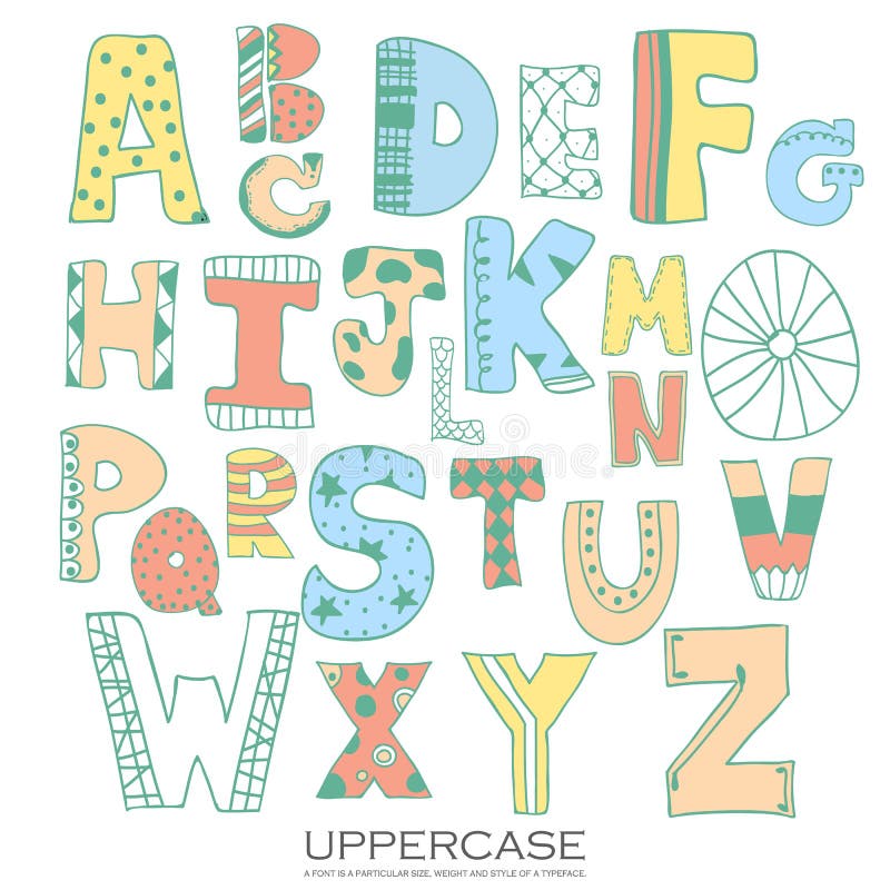 Funny Alphabet Coloring Page Stock Vector - Illustration of isolated ...