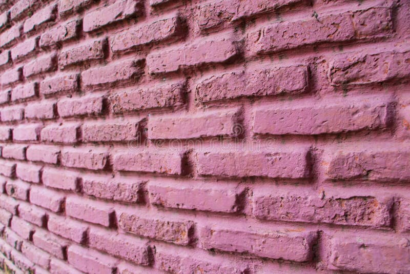 Pink brick wall stock photo. Image of pattern, dirty 83204188
