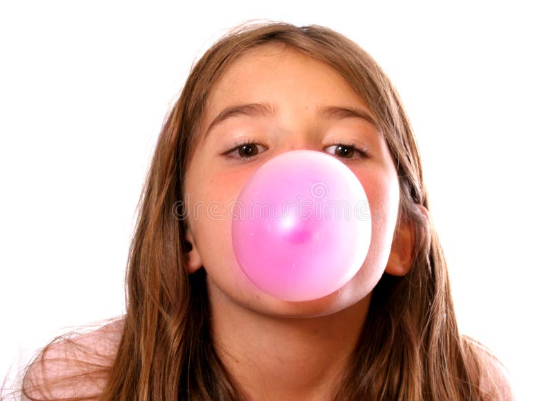 Pink BubbleGum stock image. Image of isolate, kids, candy 958653