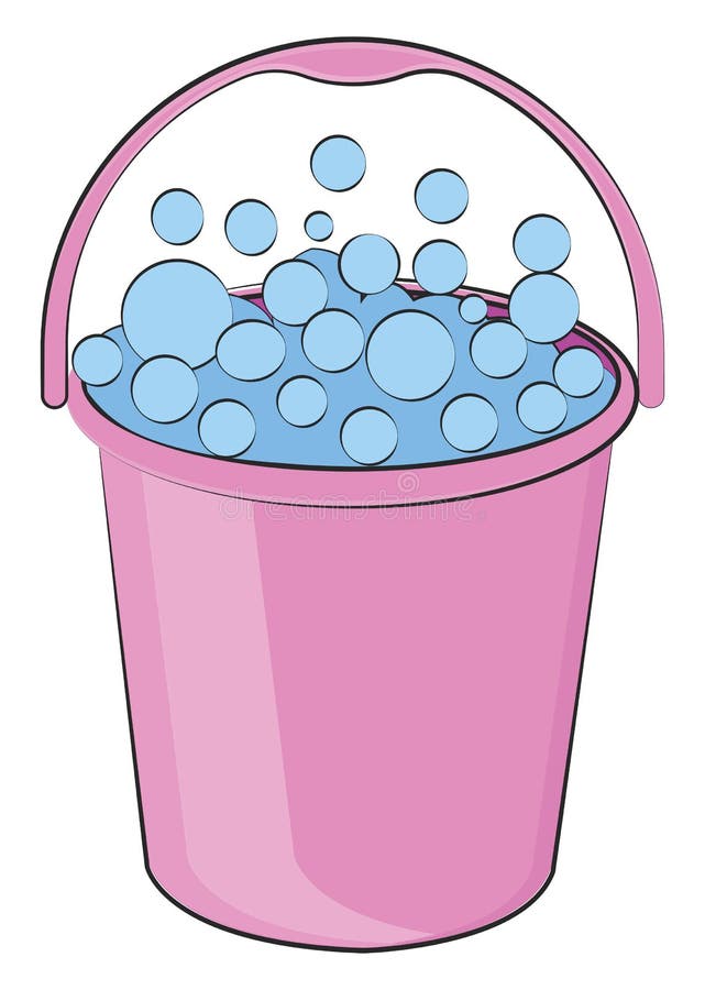 Pink Bucket Cleaning Stock Illustrations 415 Pink Bucket Cleaning