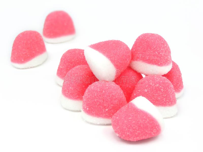 Pink candies