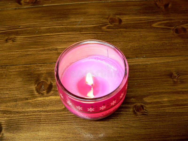 Pink candle stock photo. Image of aroma, flame, candles 66572348