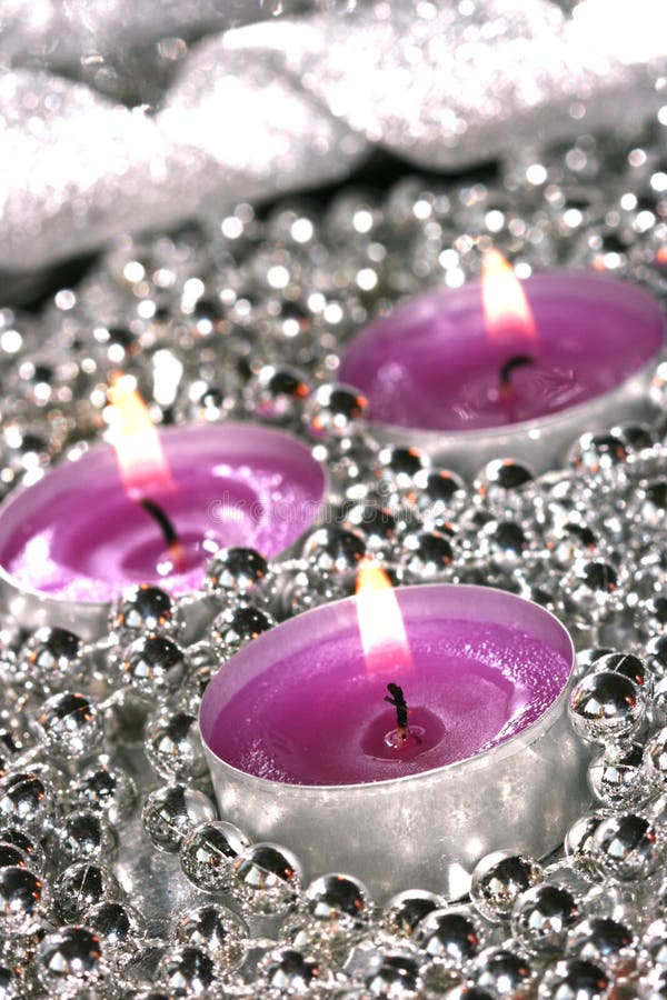 Pink Candles Picture. Image 3100875