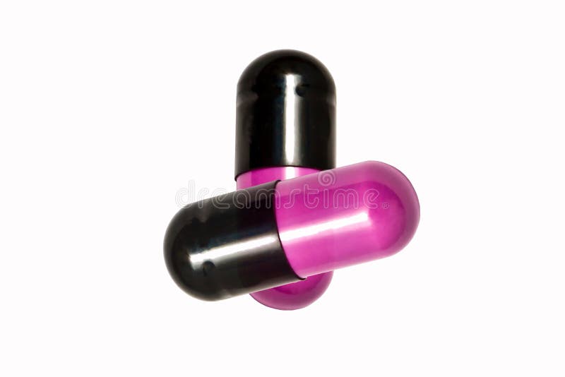 Pink capsules