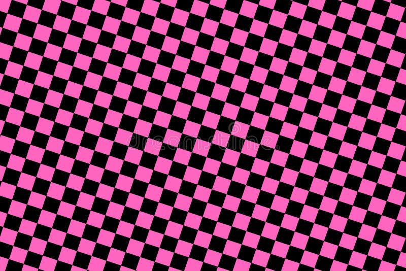 pink and black checkered