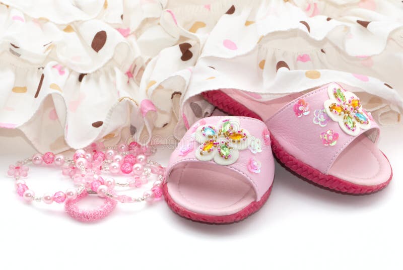 Pink child s shoes