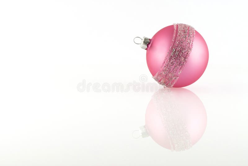 Pink christmas ball