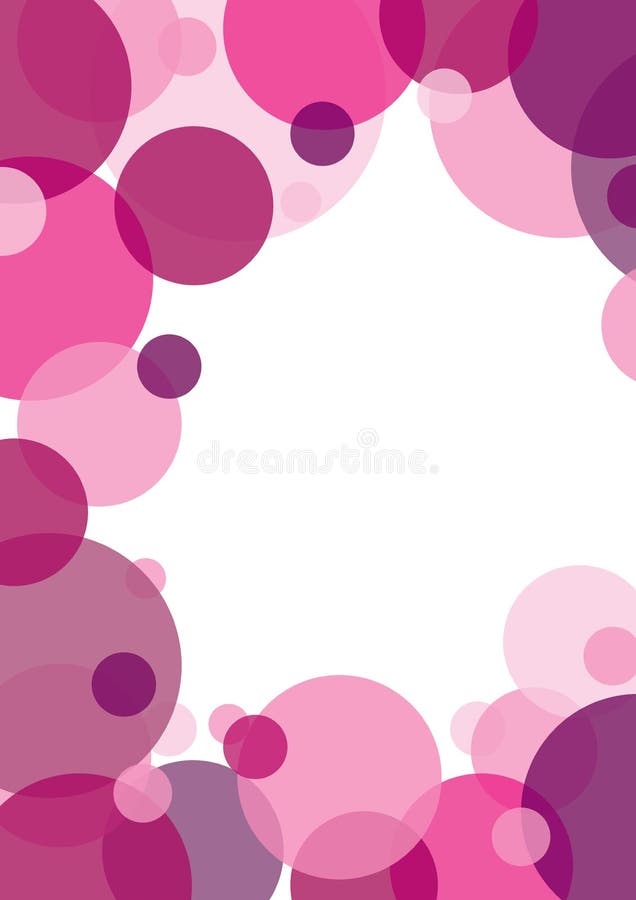 Pink circle background