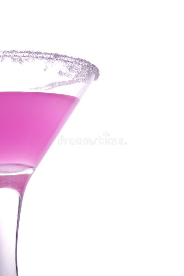 Pink cocktail
