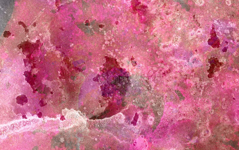 Pink color light ink effect shades gradient on textured paper royalty free illustration