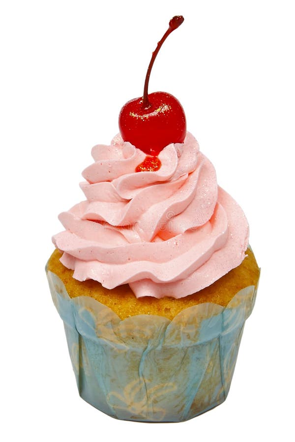 Pink Cupcake in a Teacup stock photo. Image of dessert 10852532