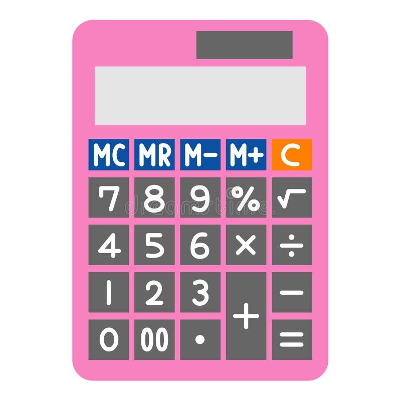 Pink Calculator Stock Illustrations 793 Pink Calculator Stock