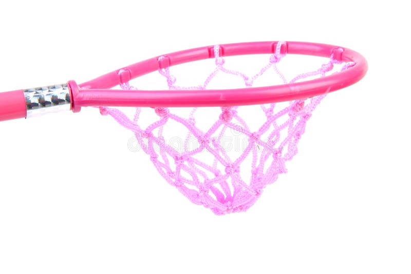 Pink fishing net stock image. Image of isolated, play 15014005