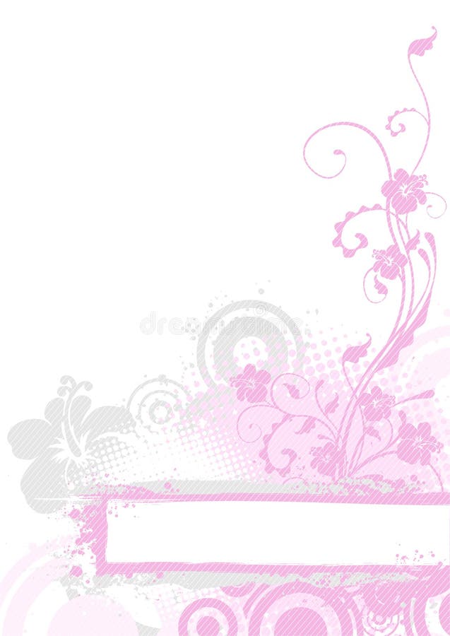 Pink floral background