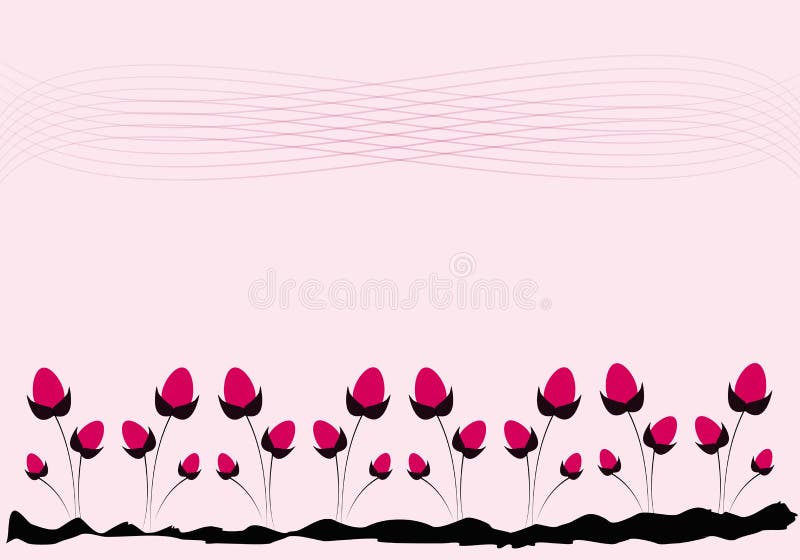 Pink floral background stock illustration. Illustration of pink 40005582