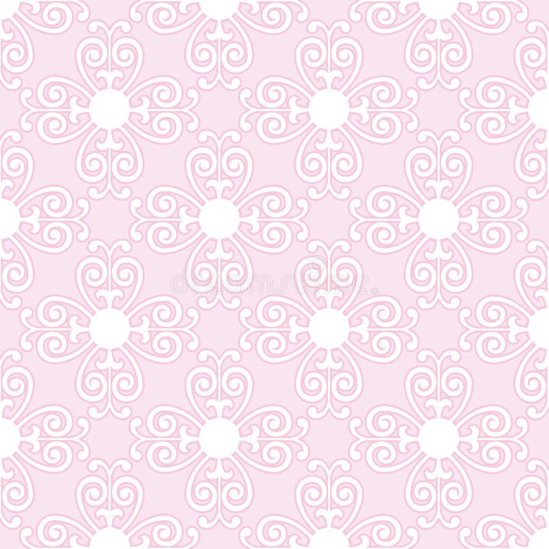 Pink Damask Wallpaper Stock Illustration  Download Image Now  Abstract  Antique Arabic Style  iStock