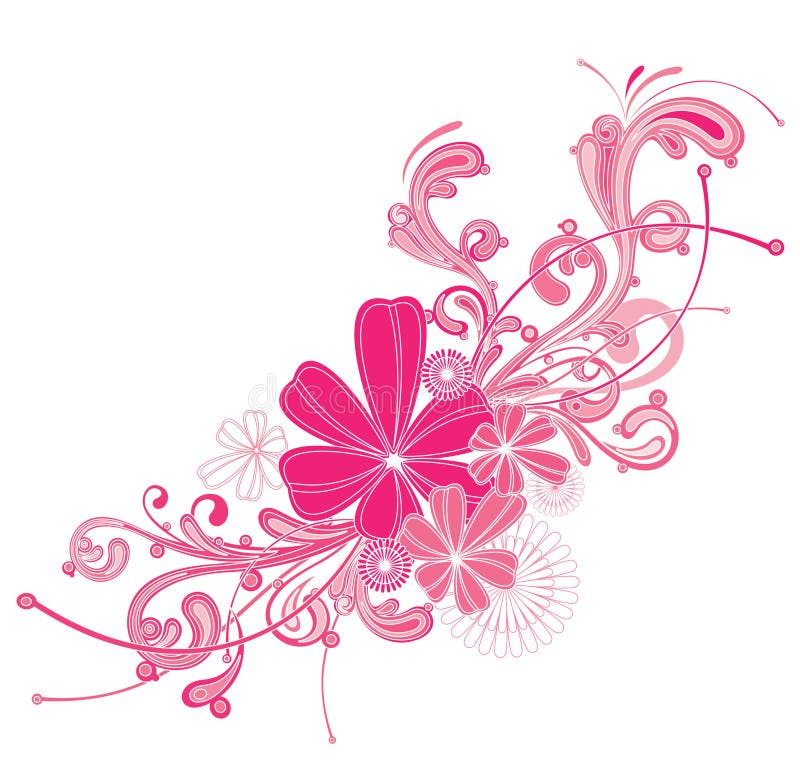 Pink Flourish Stock Photography Image 10828062