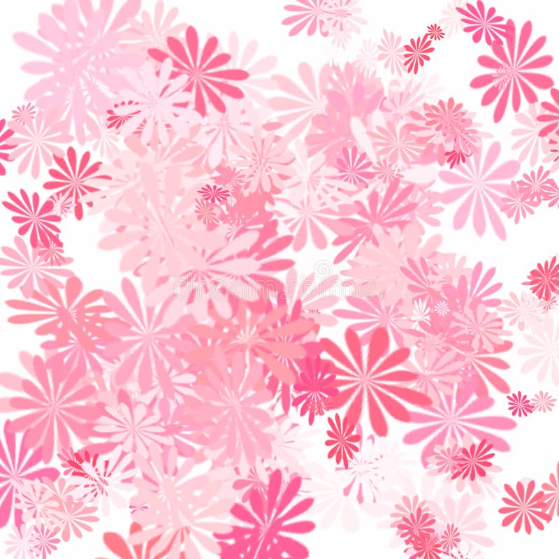 Pink flower art