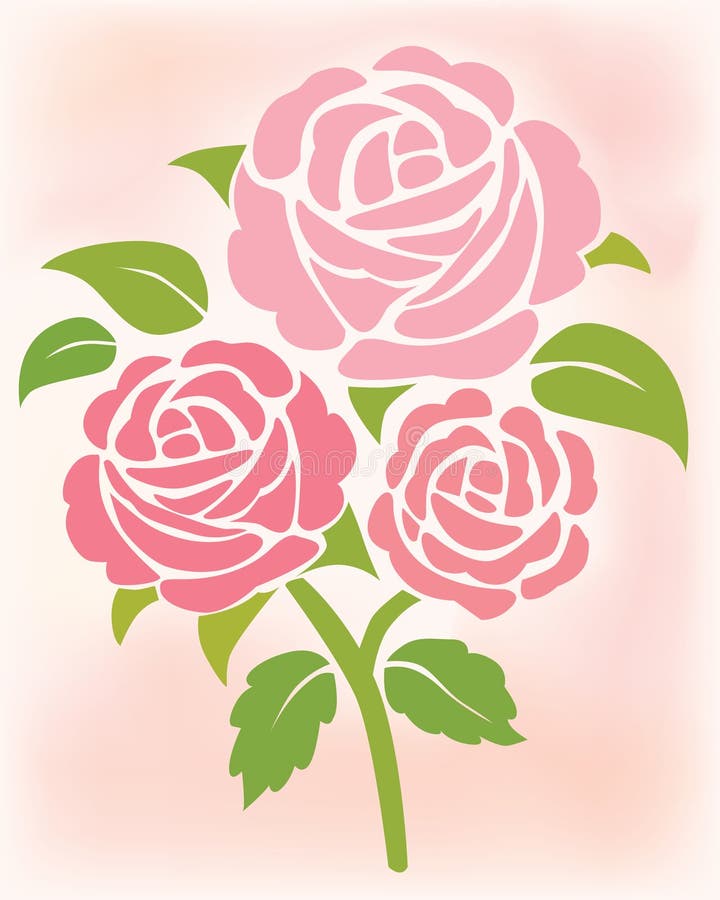 Pink flower roses