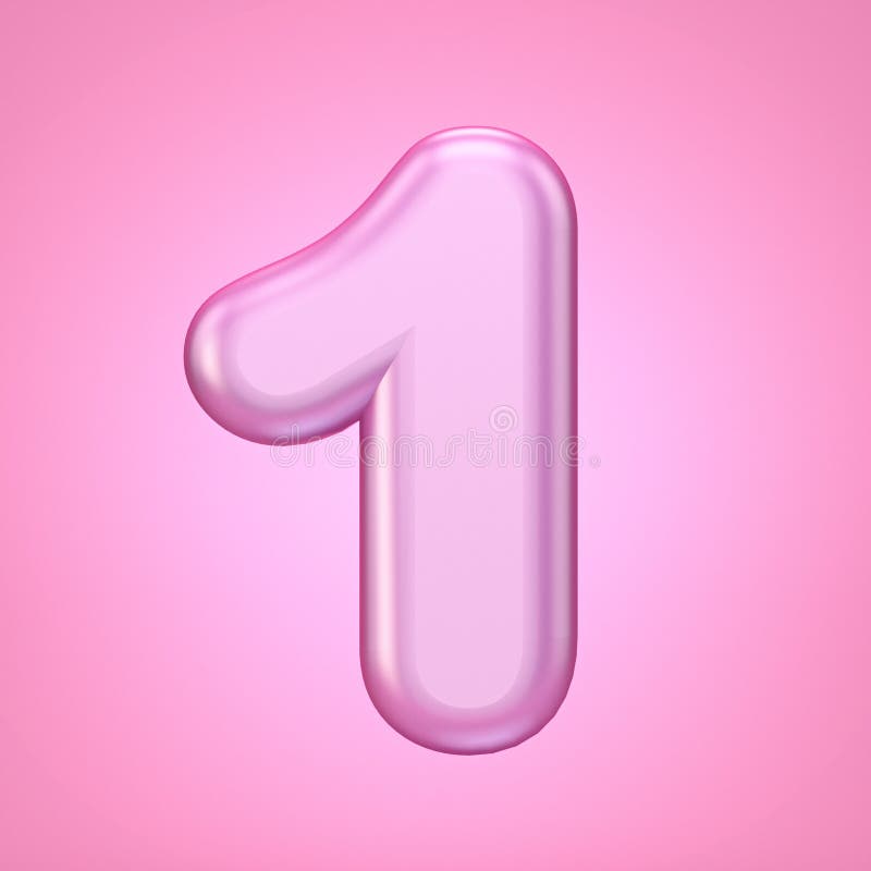 pink number 1