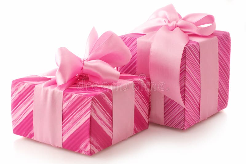 Pink gifts stock photo. Image of christmas, present, paper 11701556