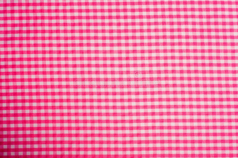 Pink Gingham Background stock image. Image of table, fabric 5125861