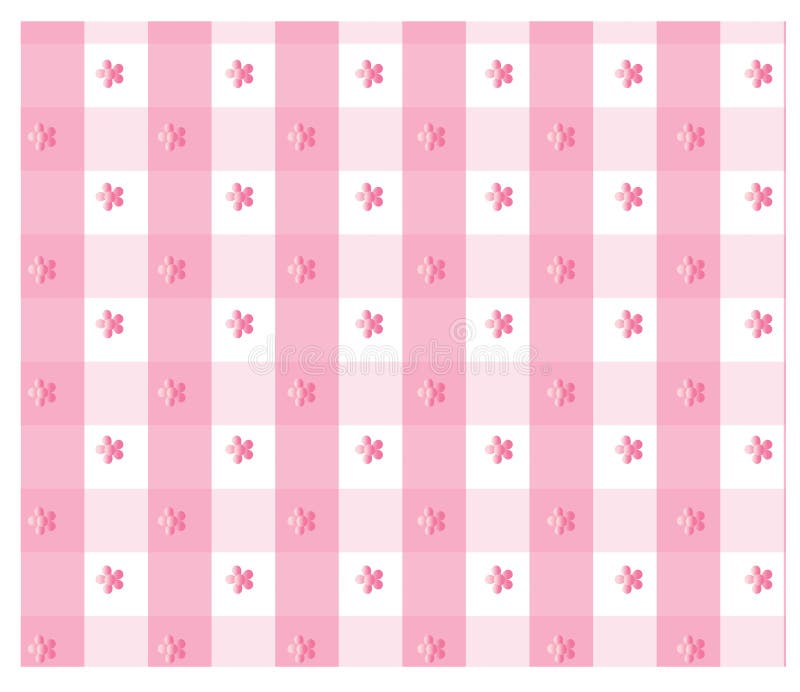 Pink gingham