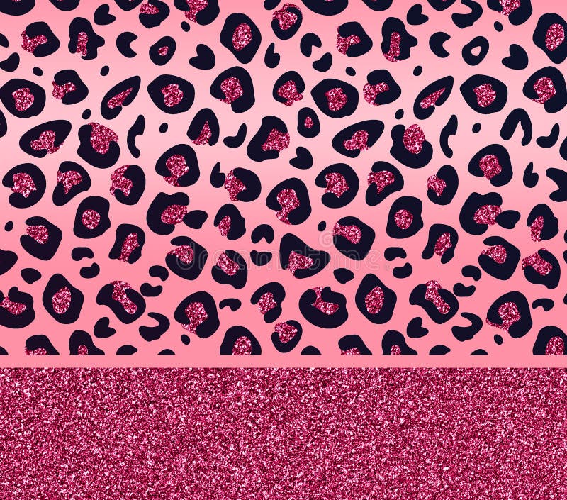 Leopard Print Glitter Background Stock Illustrations – 1,867 Leopard ...