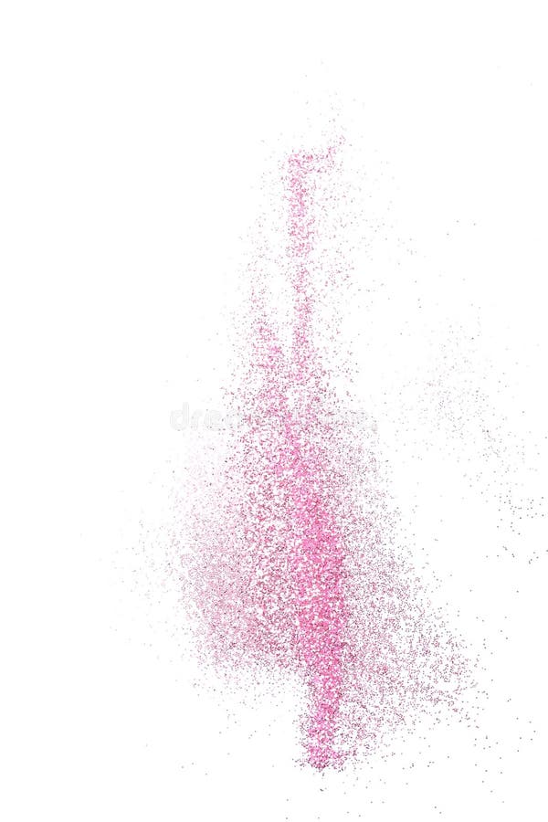 Pink Glitter On White Background Stock Photo Image of color, glamour 140841004