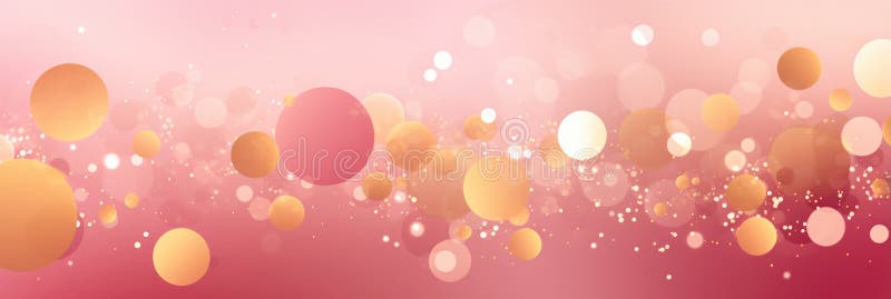 A Pink and Gold Background with Lots of Bubbles Pink, Gold, Backgrounds ...