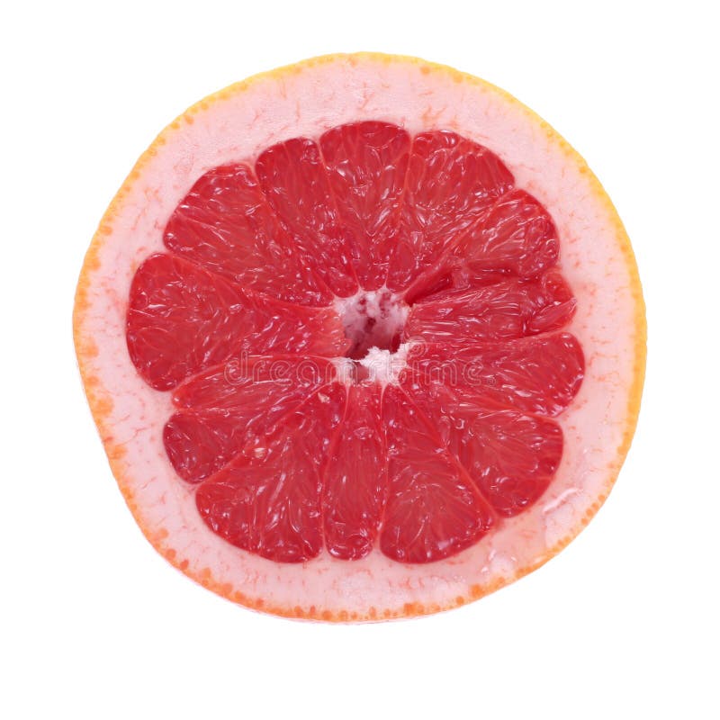 Pink Grapefruit Half stock image. Image of isolated, juicy 1722481