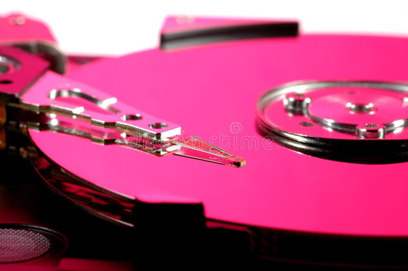 Pink hard drive