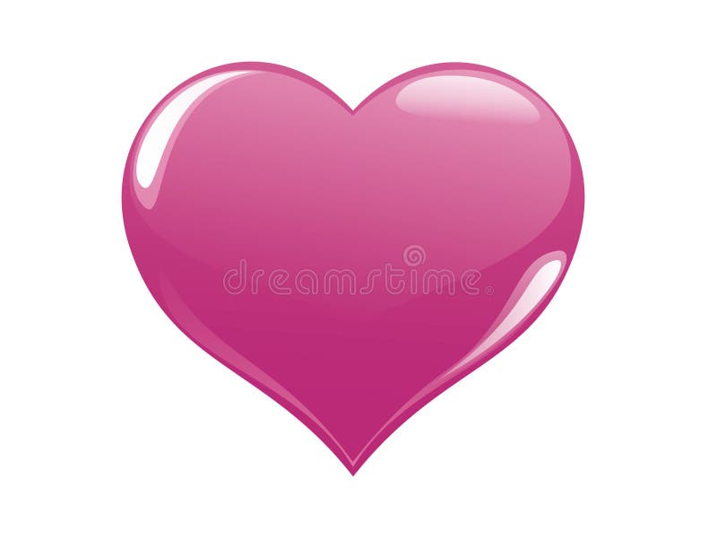 Pink heart 1